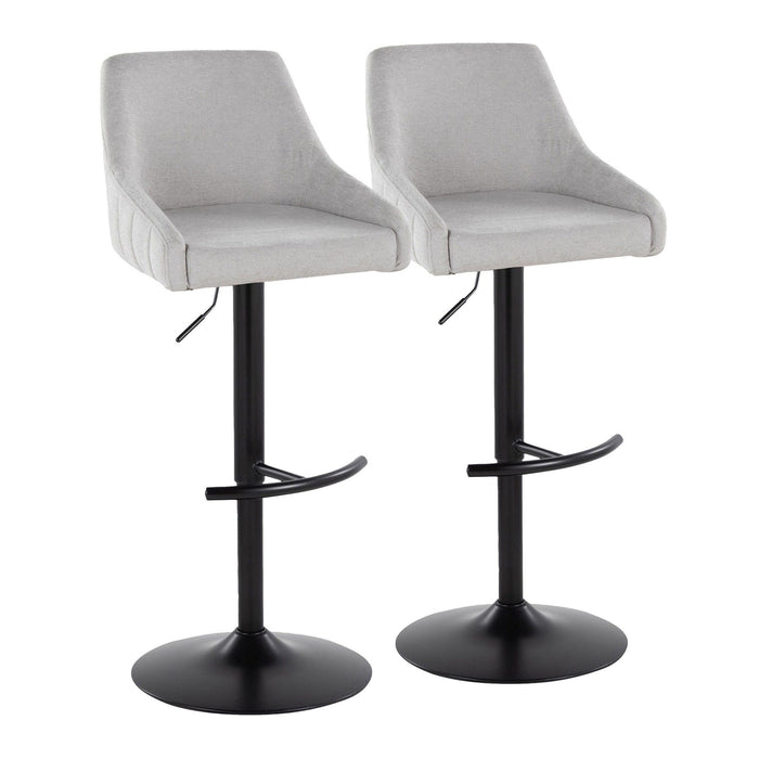 Hannah - Adjustable Barstool With Swivel (Set of 2)