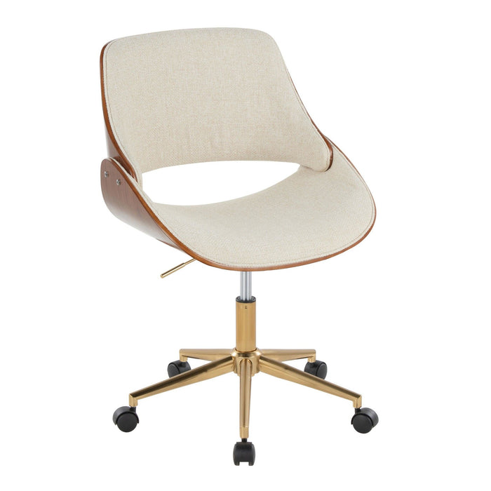 Fabrizzi - Office Chair - Gold Base