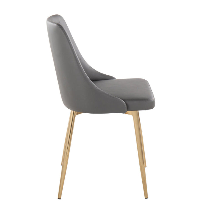 Marche - Chair (Set of 2) - Gold Legs