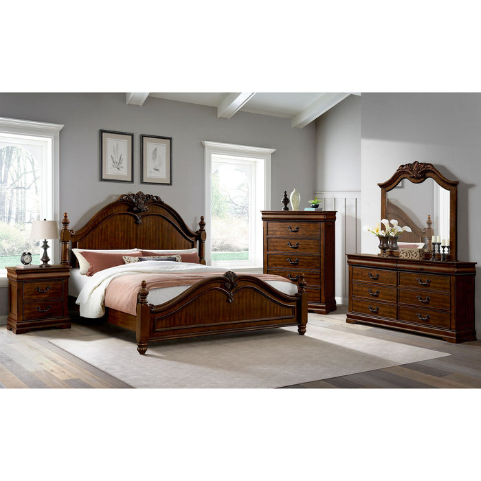 Northridge - Dresser & Mirror Set - Cherry