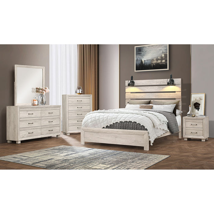 Fort Worth - 6 Drawer Dresser - White