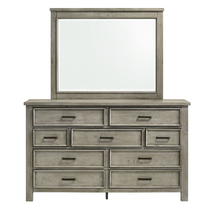 Sullivan - Dresser & Mirror Set - Drift Grey