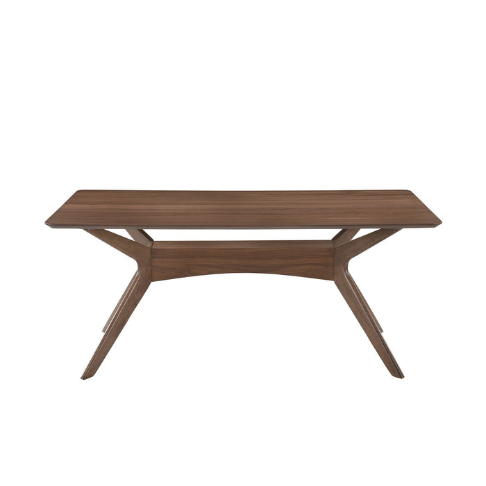 Razor - Standard Height Rectangle Dining Table - Walnut