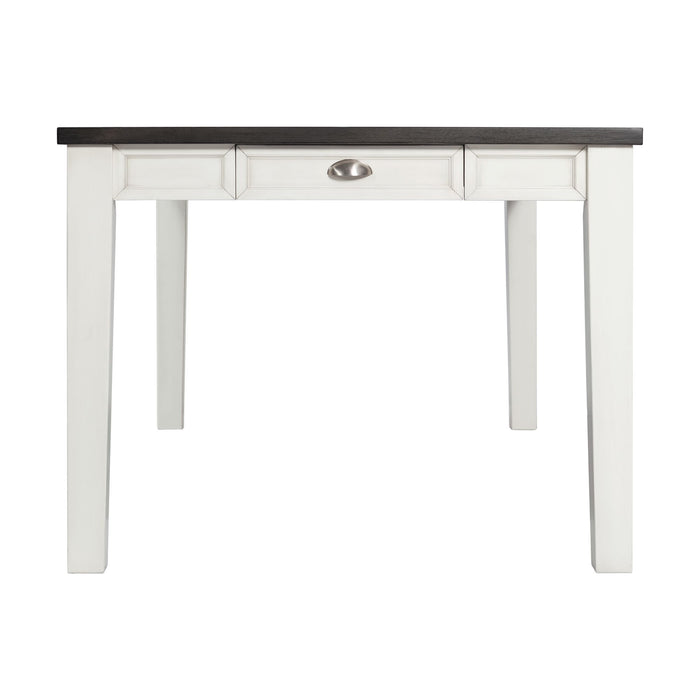 Kayla - Two Tone Counter Height Dining Table With Storage