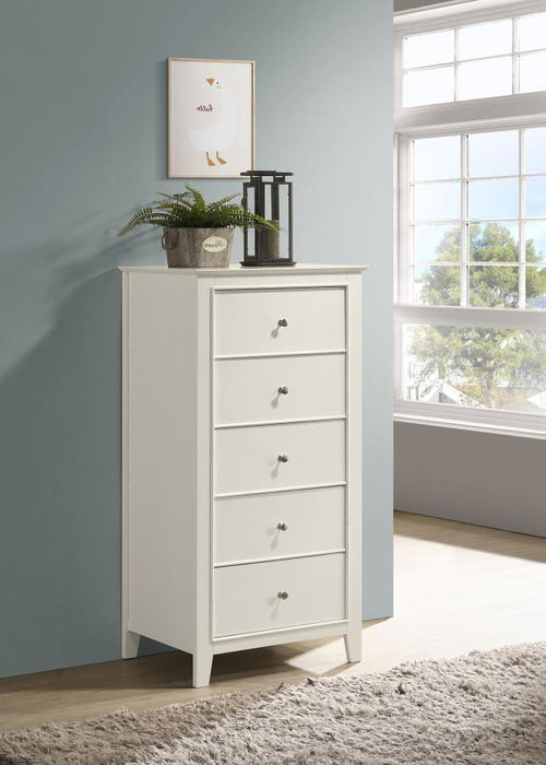 Selena - 5-Drawer Chest - Buttermilk