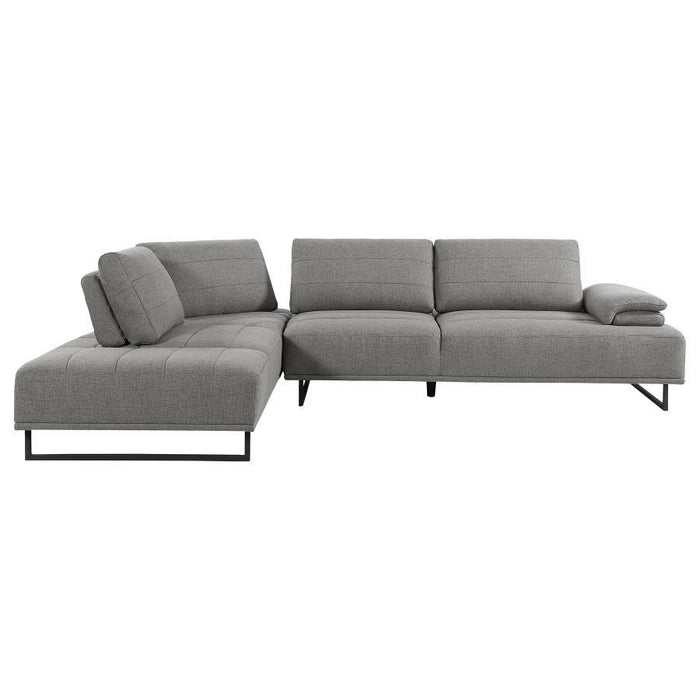 Arden - 2 Piece Adjustable Back Sectional - Taupe