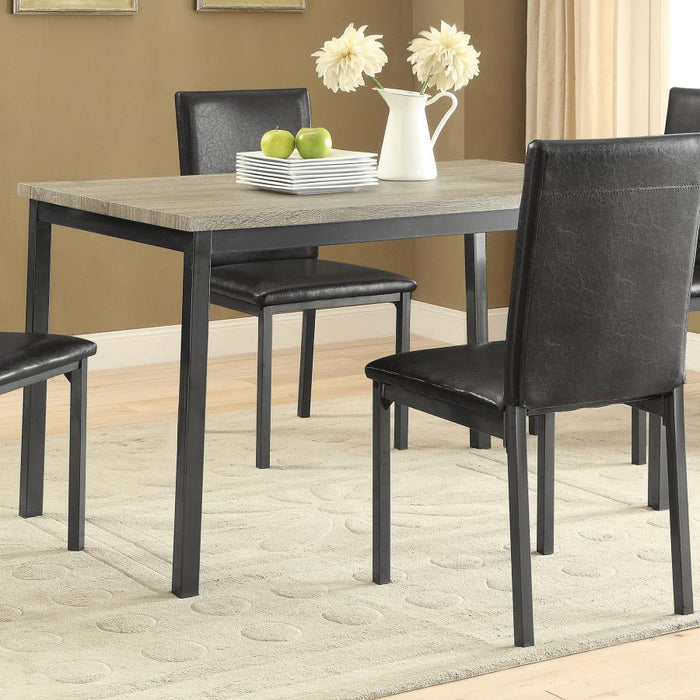 Garza - Rectangular Dining Table - Black