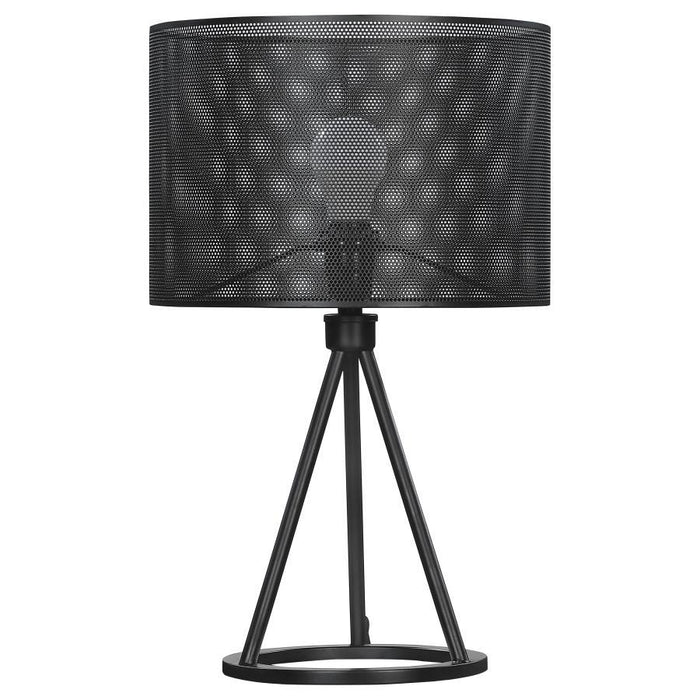 Chapin - Metal Mesh Shade Table Lamp - Matte Black