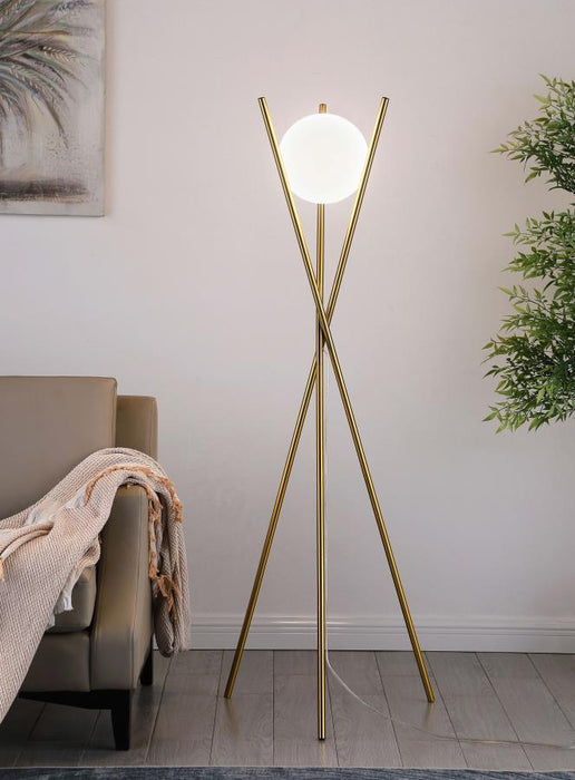 Yamileth - Tripod Floor Lamp - Gold