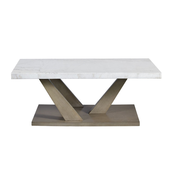 Greta - Rectangular Coffee Table - Gray