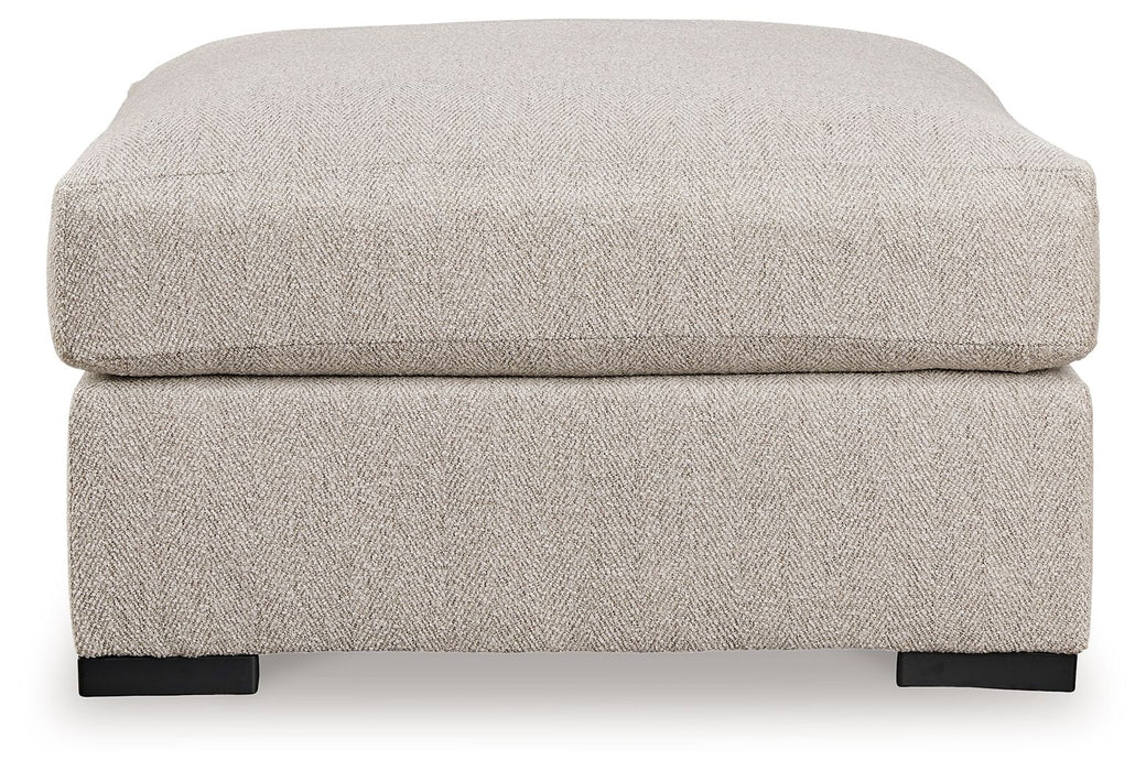 Ballyton - Sand - Oversized Accent Ottoman