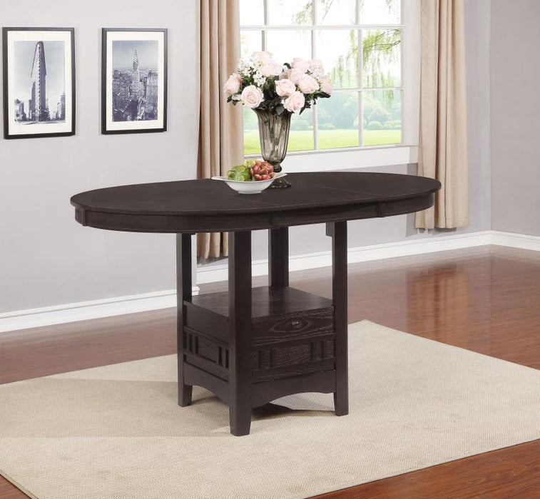 Lavon - Oval Counter Height Table - Espresso