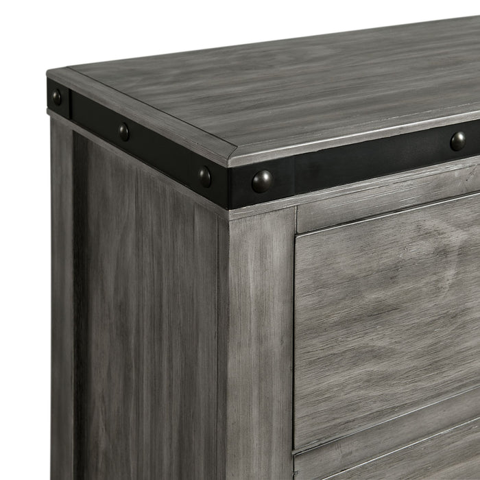 Wade - Youth Dresser (6 Drawer) - Black Finish