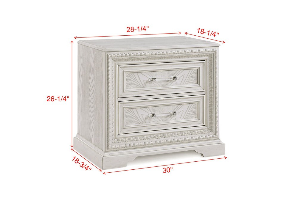 Alexandria - Nightstand - White