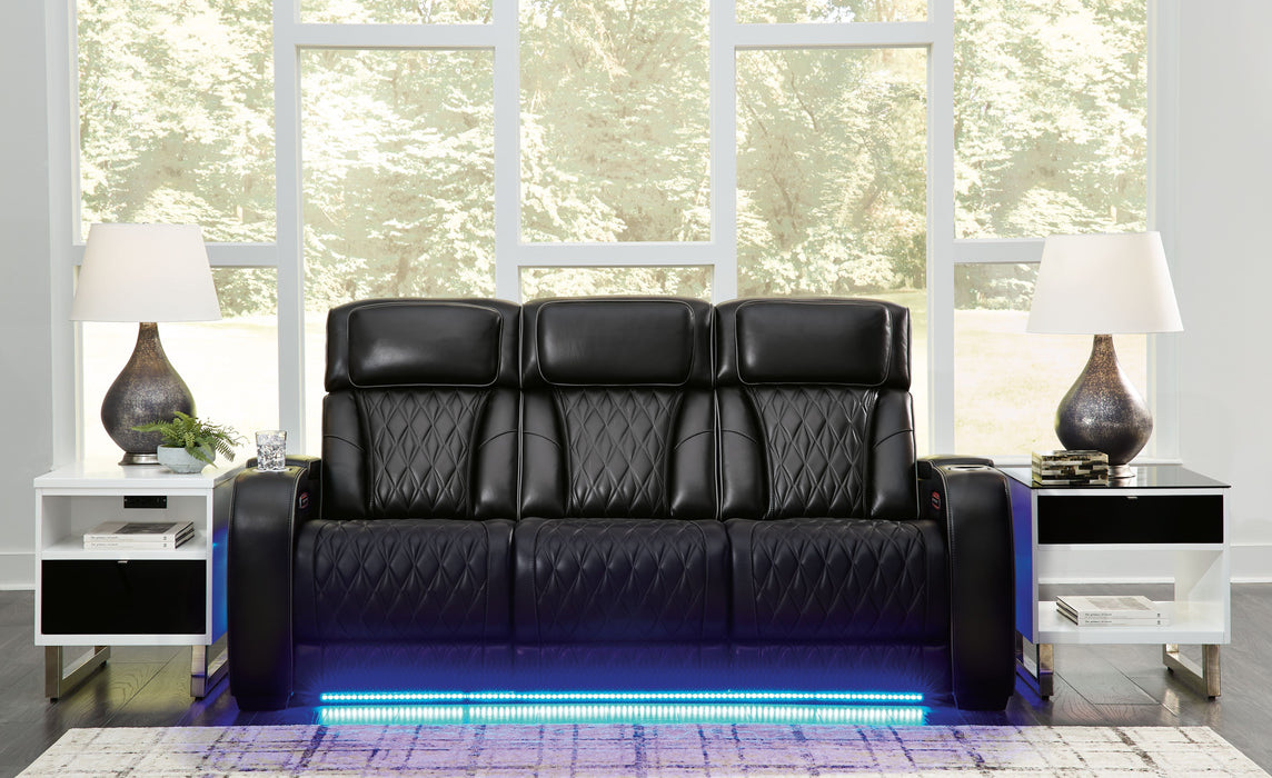 Boyington - Black - 2 Pc. - Power Reclining Sofa And Loveseat