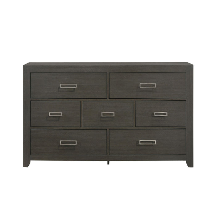 Sasha - 7 - Drawer Dresser - Gray