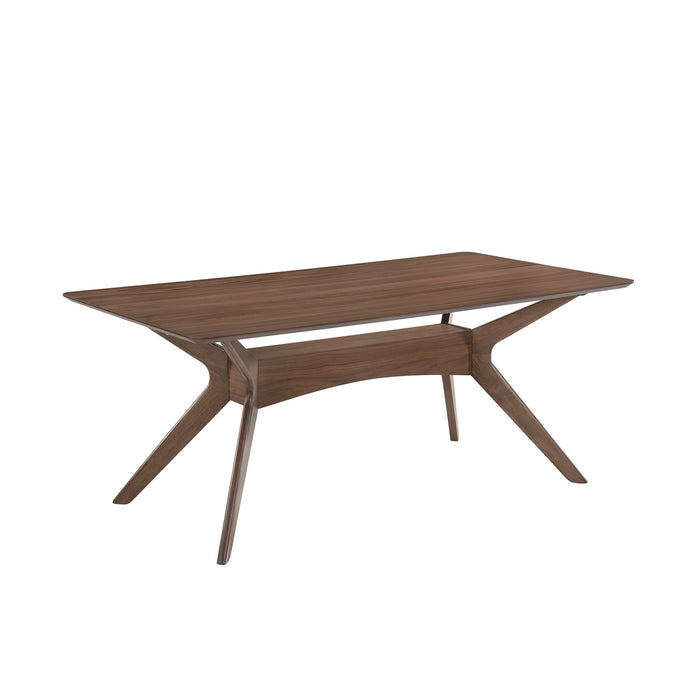 Razor - Standard Height Rectangle Dining Table - Walnut