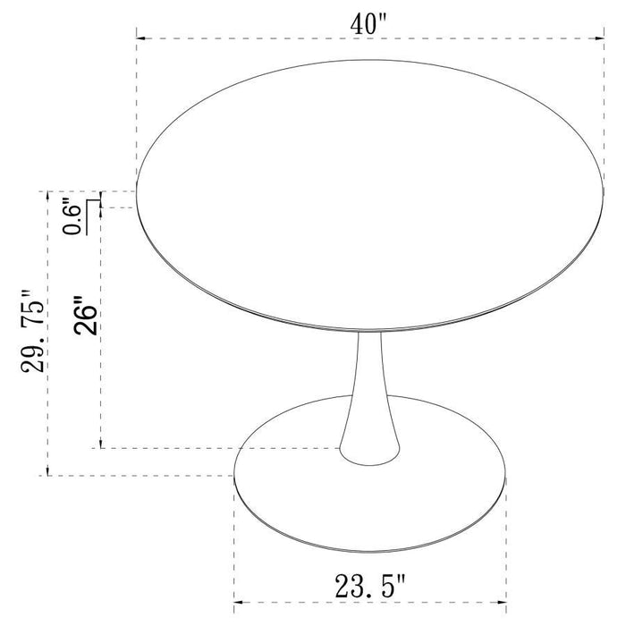 Arkell - Round Pedestal Dining Table