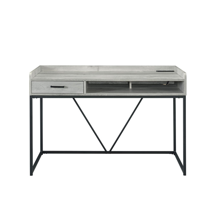 Preston - Desk and Chair - Grey