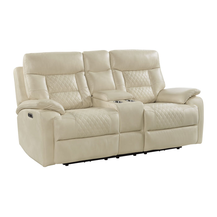 Trinidad - 2 Piece Living Room Set (Sofa & Loveseat) - Pebble Cream