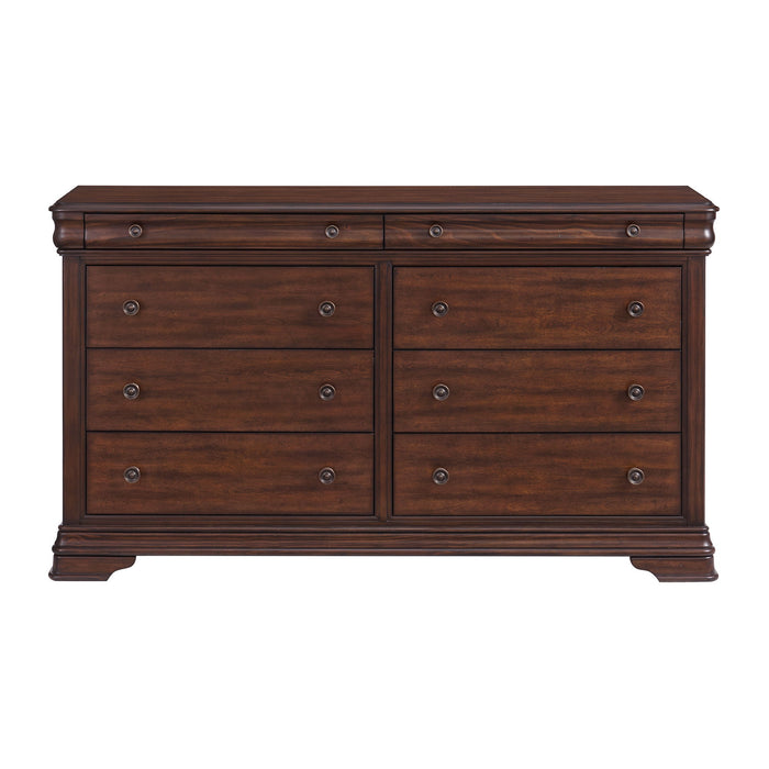 Phillipe - 8-Drawer Dresser - Cherry