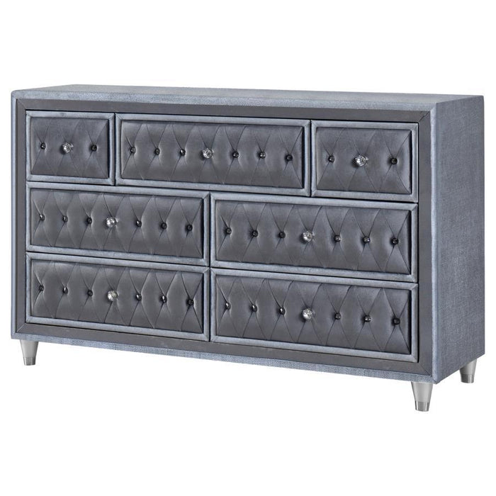 Antonella - 7-Drawer Upholstered Dresser