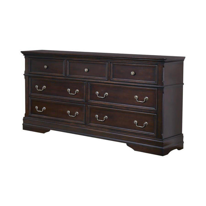 Cambridge - 7-Drawer Rectangular Dresser - Cappuccino