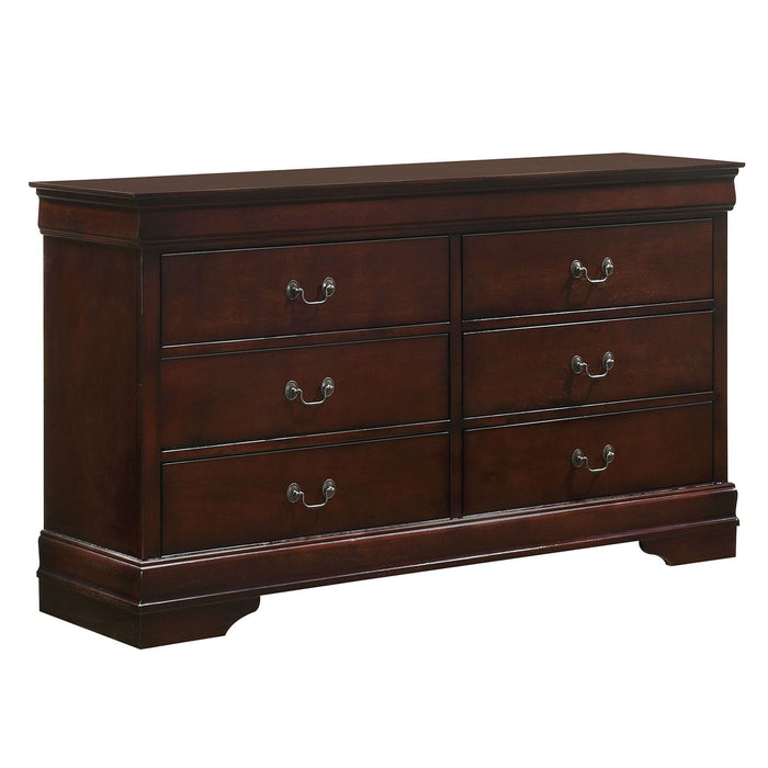 Louis Philippe - 6-Drawer Dresser