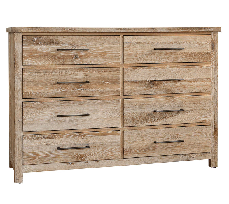 Dovetail - 8-Drawer Dresser - Sun Bleached White